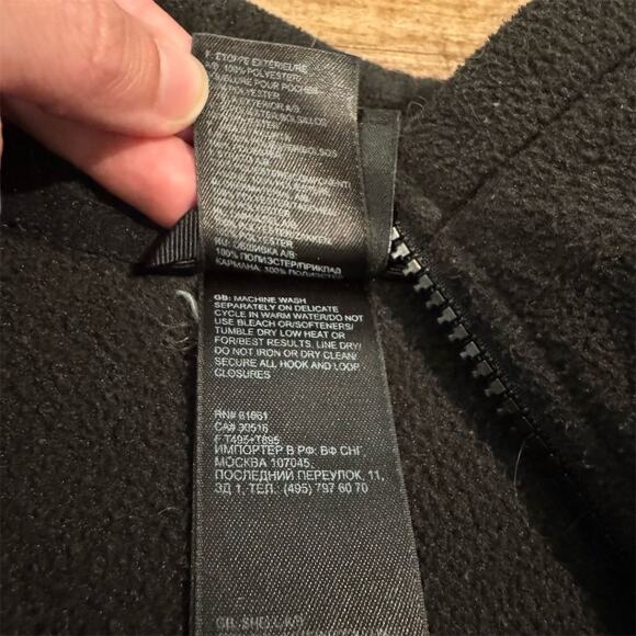 The North Face Women's Black Fleece Full Zip Jacket Size S Classic Gorpcore READ - Picture 8 of 11